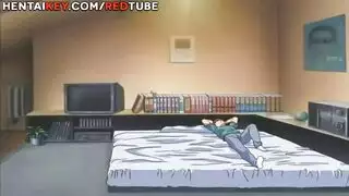 سكس عائلي أنيمي: ثلاثي أم وابنة مع قذف داخلي